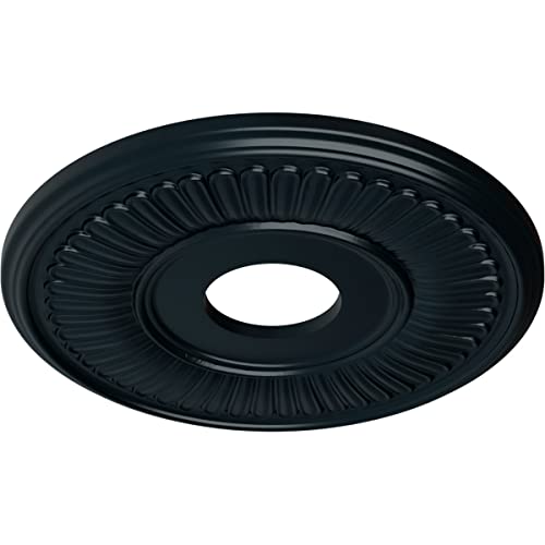 Image of Ekena Millwork CM15BENSF 15 3 /4 inchOD X 3 7 /8 inchID X 3 /4 inchP Berkshire Ceiling Medallion Fits Canopies Up to 7 inch, Night Shade