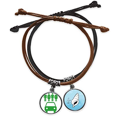 Pulsera de cuero vehículos de energía para lucir en tu día a día sostenible y urbano