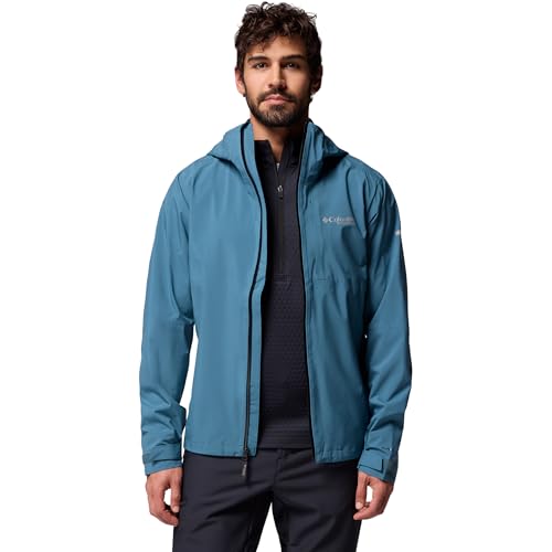 Columbia Mens Ampli-Dry II Shell, Everblue2