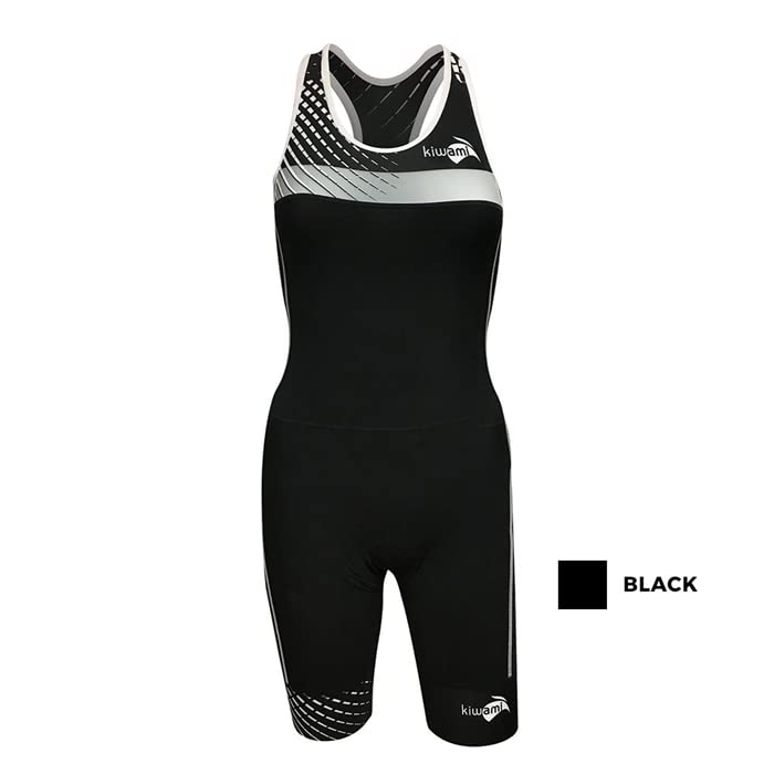 Kiwami Prima 2 Race Openback Trisuit (Black Blue, X Small)