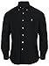 Polo Ralph Lauren Men's Long Sleeve Oxford Button Down Shirt-Black-L