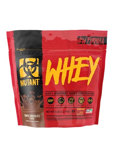Proteínas, Mutant Whey - Protein Mix With Unbelievable Great Flavors & Enzyme Fortified - Triple Chocolate Flavor