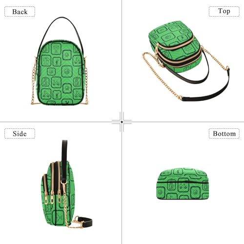 Image of MCHIVER Golf Crossbody Bag for Women Cell Phone Purse Wallet with Removable Chain Shoulder Handbag