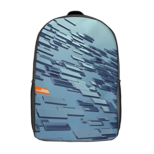 Sac à dos imprimé en 3D 17 pouces avec bretelles confortables pour l'école