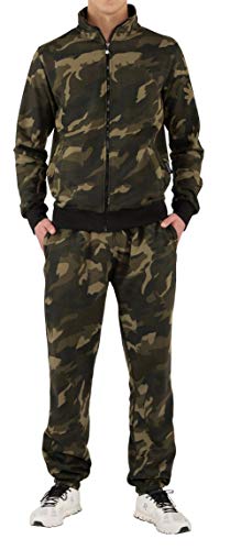 O\'Poppy Herren Jogginganzug 2-teilig (M, camo Olive) O\'Poppy Herren Jogginganzug 2-teilig (M, camo Olive)