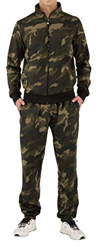 O\'Poppy Herren Jogginganzug 2-teilig (L, camo Olive)