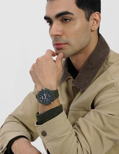 Image of Kenneth Cole Reaction ANA-DIGI Green Dial Men's Watch - KRWGP0069104