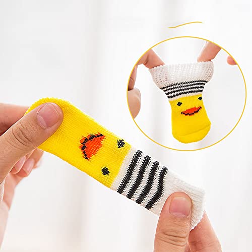 WUMUZAI 4 works Dog Socks for Small Dogs Anti Slip Dog Socks, Dog Grip Socks, Soft Pet Puppy Doggie Socks to Prevent Licking - Image 4