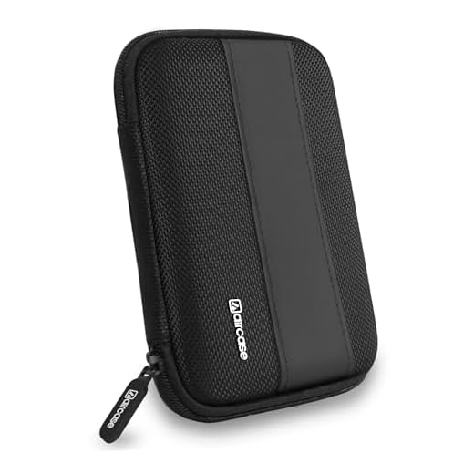 AirCase Hard Drive Case/External Hard Drive Case|Store Power Bank,Travel Essentials,ssd,USB c hub,USB c Cable, Electronics|Use as Portable Phone Case|Water Resistant, Shockproof, Dust-Proof Organizer