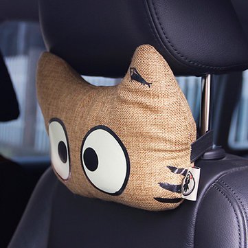 3NH® Wentongzi Cat Headrest With Glowing Effect Car Front Seat Headrest Pillow | 9944