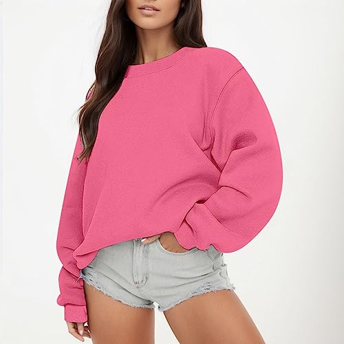 Sweat décontracté col rond pour femmes coupe ample et confortable - 3