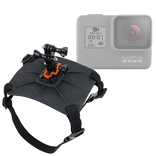 DURAGADGET Arnés para Perro/Gato para Cámara Deportiva GoPro Hero (2018) + Adaptador con Tornillo 1/4" - para Grabar Los Mejores Momentos