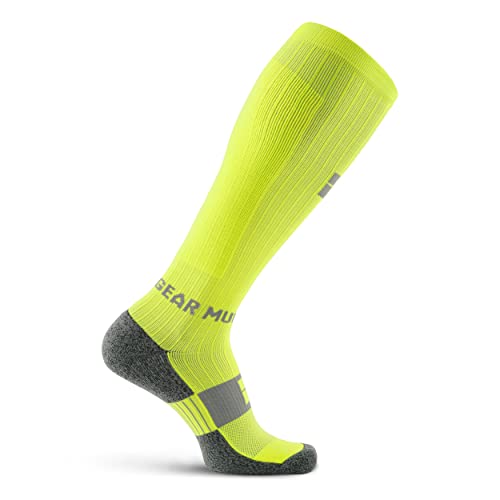 Image of MudGear Graduated Compression Socks, Durable, Sweat-Resistant OCR Performance Socks with Cushioned Footbed, Made in USA