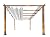 Paragon Outdoor 11’ x 11’ Florence Alumnum Pergola, Powder-Coated Aluminum Frame in Canadian Cedar Wood Grain Finish with Retractable Canopy in White for Backyard, Patio, Porch, Garden