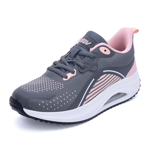 Image of Gyeice Women's Walking Shoes Arch Support Orthotic Breathable Tennis Sneakers for Plantar Fasciitis Pain Relief US 5.5-11