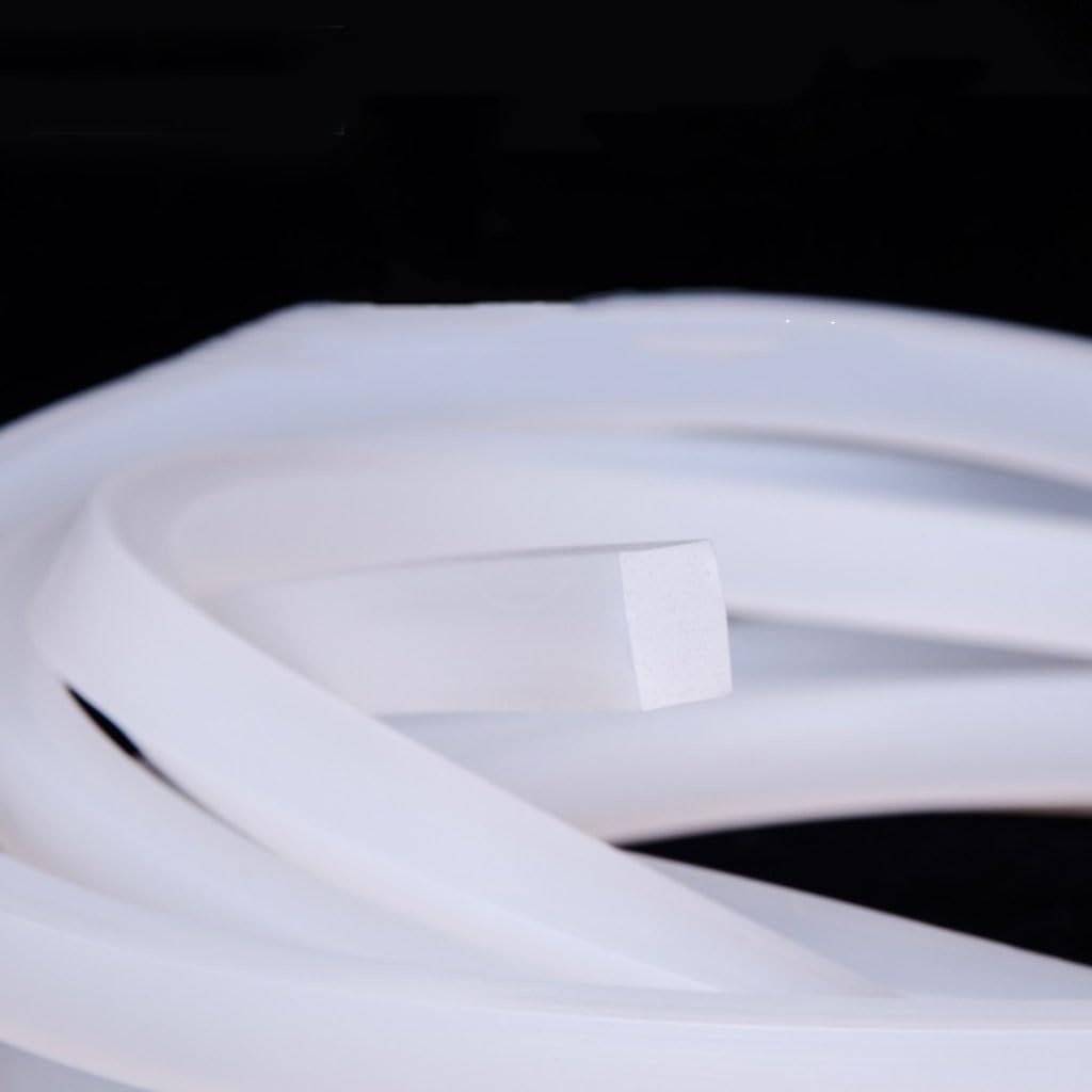 Strisce Silicone Nere 5mmspessore, Larghezza 10mm-100mm