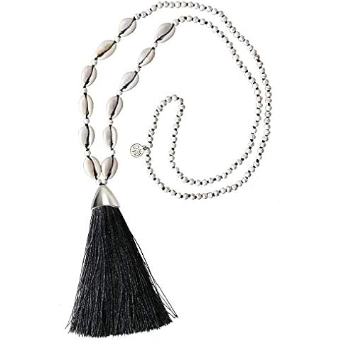 KELITCH Multi Tassel Seashell Pendant Necklace Cover
