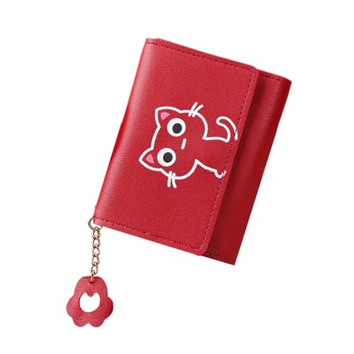 Womens Small Wallet Folding Trendy Card Case Wallet for Business Shopping Street