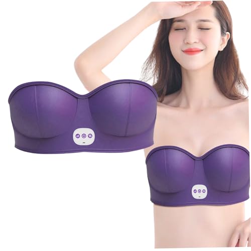 Masseur mammaire USB Masseur de mammaire électrique sans fil 3 Réglage des engrenages Machine de massage confortable de vibration intelligente pour façonner...