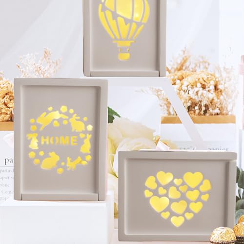 Moule en Silicone Boîte Cadeau, Moule pour Resine Epoxy, Resin Mold Pâques, pour Boîte à Chocolats, Cadeaux en Argent (B) – vue 5