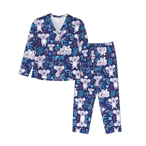 Pyjama koala douillet ensemble de nuit 2 pièces pour des moments de tendresse