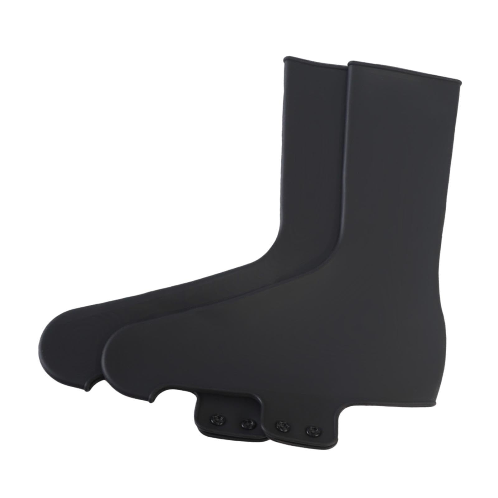 Lot de 2 Couvre-chaussures Imperméables et Coupe-vent En Silicone Antidérapant, Adaptés Aux et à La Pratique de L'équitation Professionnel, Noir L