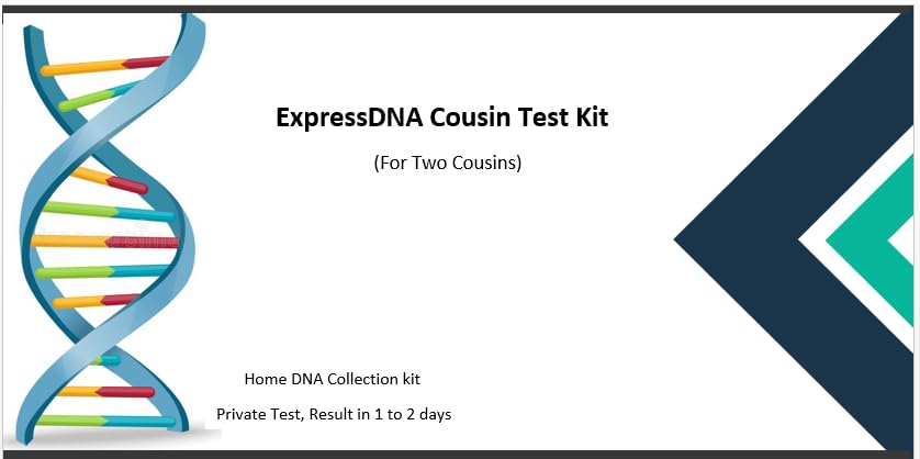 ExpressDNA Cousin Test (Private Test, All lab fees Included, Test Result in 1 to 2 Days)