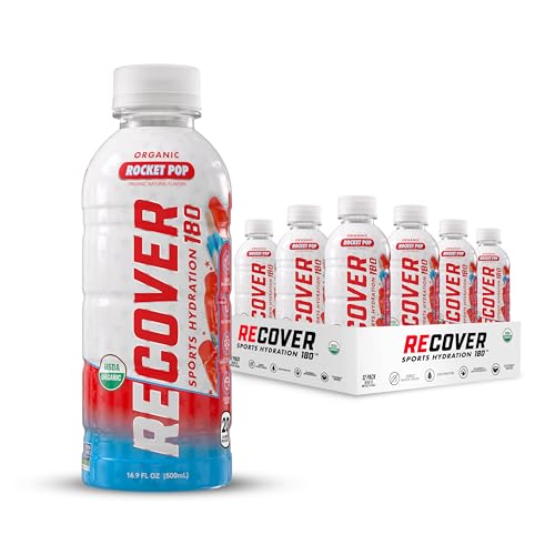 RECOVER 180 Organic Sports Hydration Drink, No Sugar Added, 20