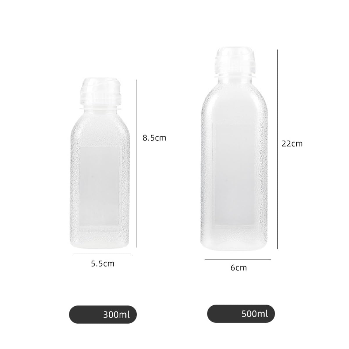Bouteilles Presser Bouteille À Presser en Plastique for Assaisonnement, Huile, Vinaigre, Sauce Salade, Tomate, Ensemble De 5 Vaisselle(500ml)