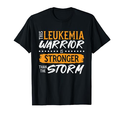 Leucemia Warrior Cancer Ribbon Semana de Concientización sobre la Leucemia Camiseta