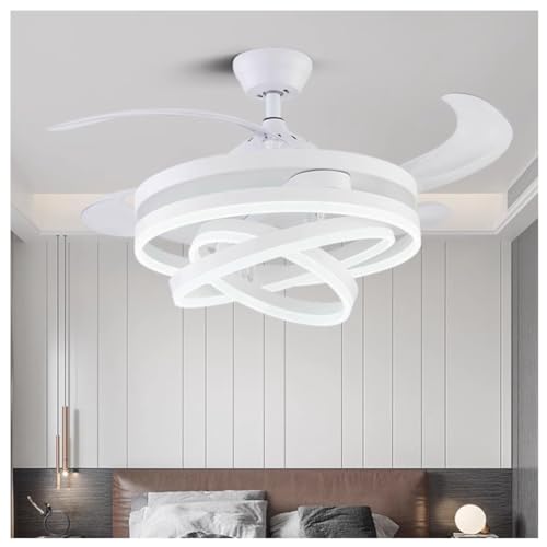 Ventilateur de plafond moderne pour chambre à coucher éliminant la chaleur étouffante