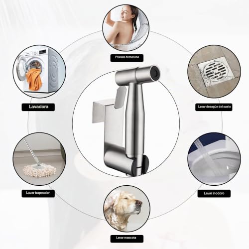 Bidé de mano LOSCHEN para limpieza personal y baño de mascotas 6