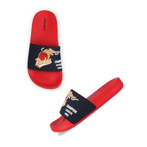 Image of Basketball Open-Toe Comfortable Kids Flip-Flops Slippers Stylish Slides and Soft Chappals for Boys and Girls Footwear