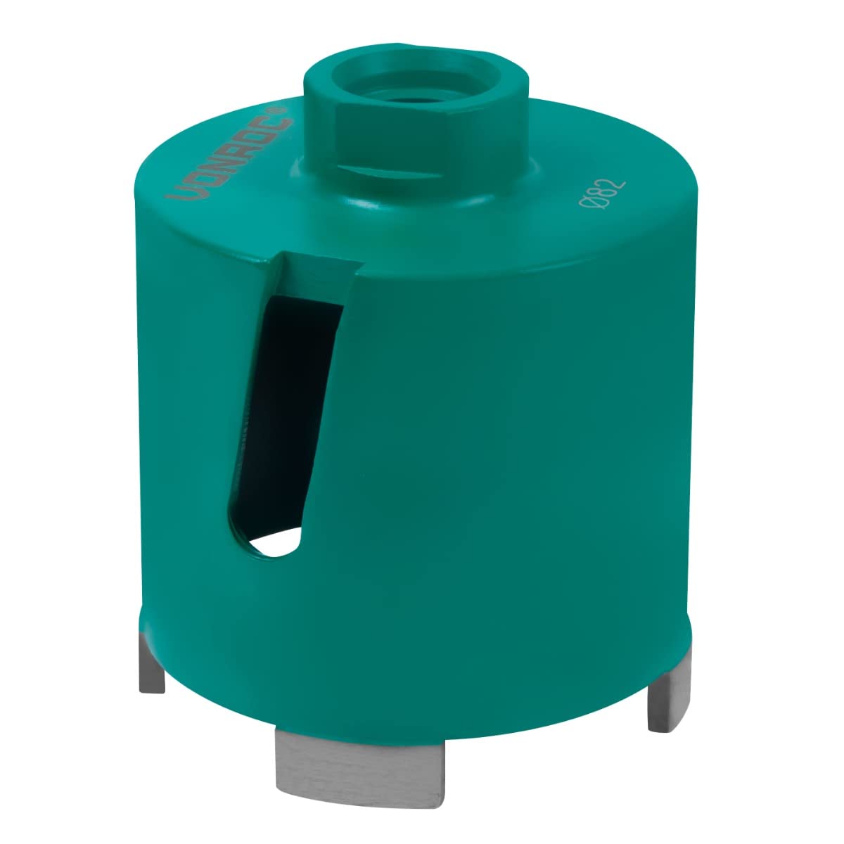 VONROC Carotteuse diamant SDS-Plus - 82mm - Universel - carotteuse diamant, foret de centrage, goupille d'expulsion et adaptateur SDS-plus inclus