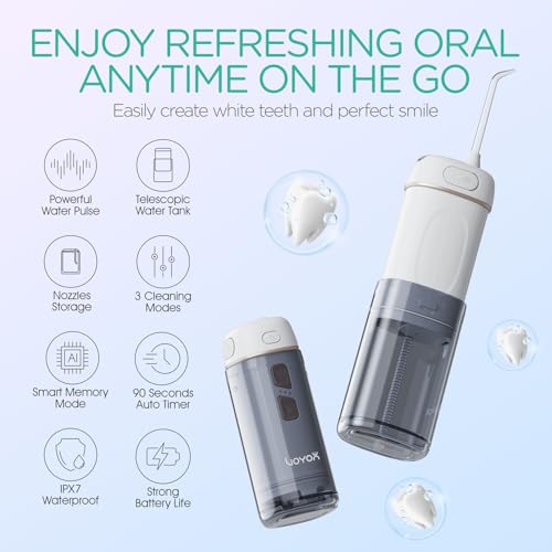 Gold Cordless Water Flosser WF510 3 Modes IPX7 Waterproof Power Flosser