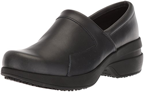 Wolverine Women's Xpedite SR Slip-On Food Service Shoe, Black, 6.5 M US