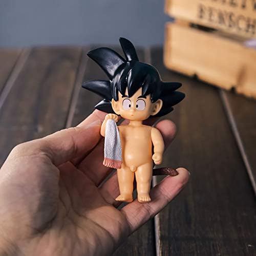 Amazon Co Jp ドラゴンボールフィギュアかわいい入浴素尻幼年悟空赤ちゃんイラストスタチュースタチューモデル人形誕生日プレゼントを集めるpvc 3 94インチ A ホビー