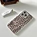 inewateri Compatible for iPhone 14 Pro Max Case with Cute Cheetah Leopard Print Retro Aesthetics Design Soft Slim TPU Shockproof Protective Bumper Glitter Shiny Phone Cover-Gold