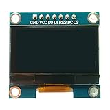 IC: SH1106. Sichuan Pantalla OLED, 1 módulo de pantalla OLED I2C 128X64 1.3 pulgadas módulo de pantalla SH1106 blanco azul con 7 pines soporte SPI
