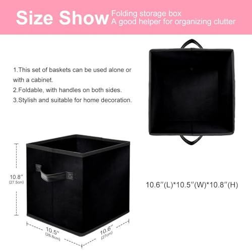 Bacs avec poignées de rangement pour jouets et dressing de maison - 3