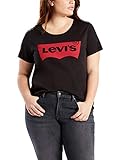 camiseta levis bebe el corte ingles Elaborada en punto suave Levi\'s Plus Size Pl tee Classic fit, Mineral Black, 2X para Mujer