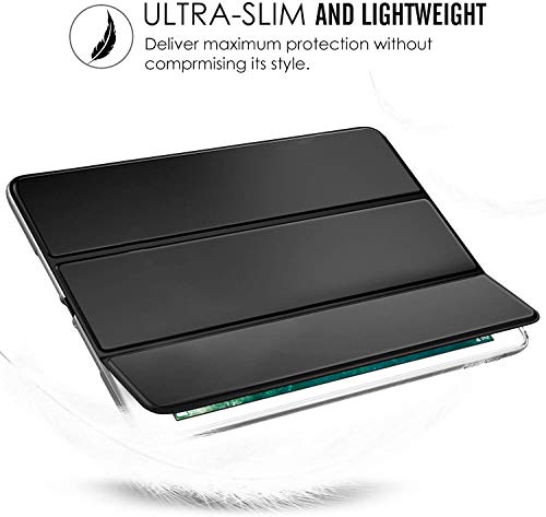 Image of DuraSafe Cases for iPad 7th 8th 9th Gen 2019 /2020 / 2021-10.2 Inch [iPad 9 8 7 ] A2602 A2270 A2197 MW762HN /A MW742HN /A MYLC2HN /A MYL92HN /A MYLA2HN /A Smart Adjustable Stand Feature Flip Case - Black