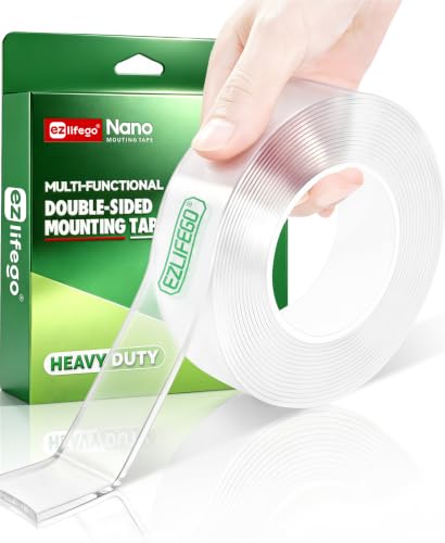 EZlifego Heavy Duty Invisible Bond Nano Double...