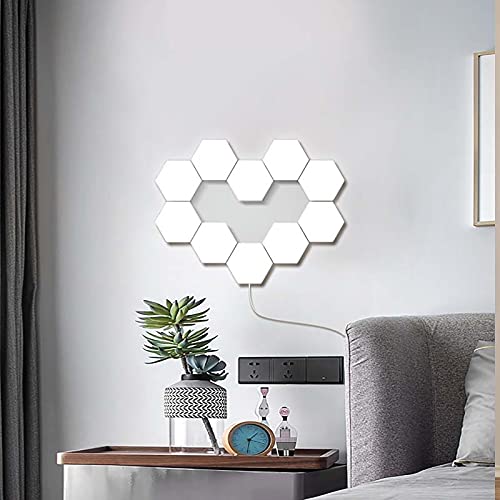 Kiyicjk Lampada esagonale creativa Geometria LED