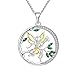 JO WISDOM - Collana in argento Sterling 925 con ciondolo a forma di fata elfo, gioielli norvegesi