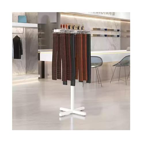 Étagère à ceintures pour commerce et chambre optimisant la visibilité des accessoires de mode