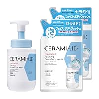 単品19個セット セラミエイド薬用フェイス&ボディウォッシュ本体 コーセーコスメポート株式会社 代引不可 セラミエイド 薬用 フェイス＆ボディウォッシュ セット(480mL＋380mL