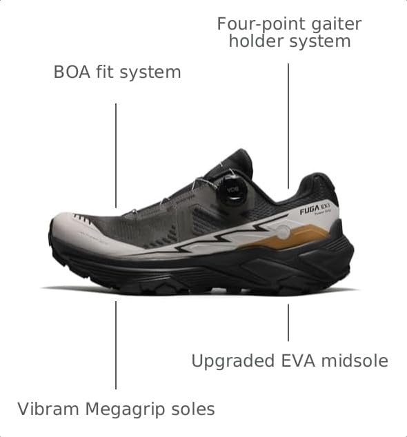 Image of KAILAS Men's FUGA EX 3 BOA Trail Running Shoes Lightweight Slip Resistant Breathable Jogging Hiking Sneakers
