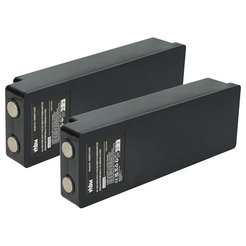 Batterie pour Scanreco RSC7230 par vhbw - Pack de 2 NiMH 7,2V pour télécommande PALFINGER 592