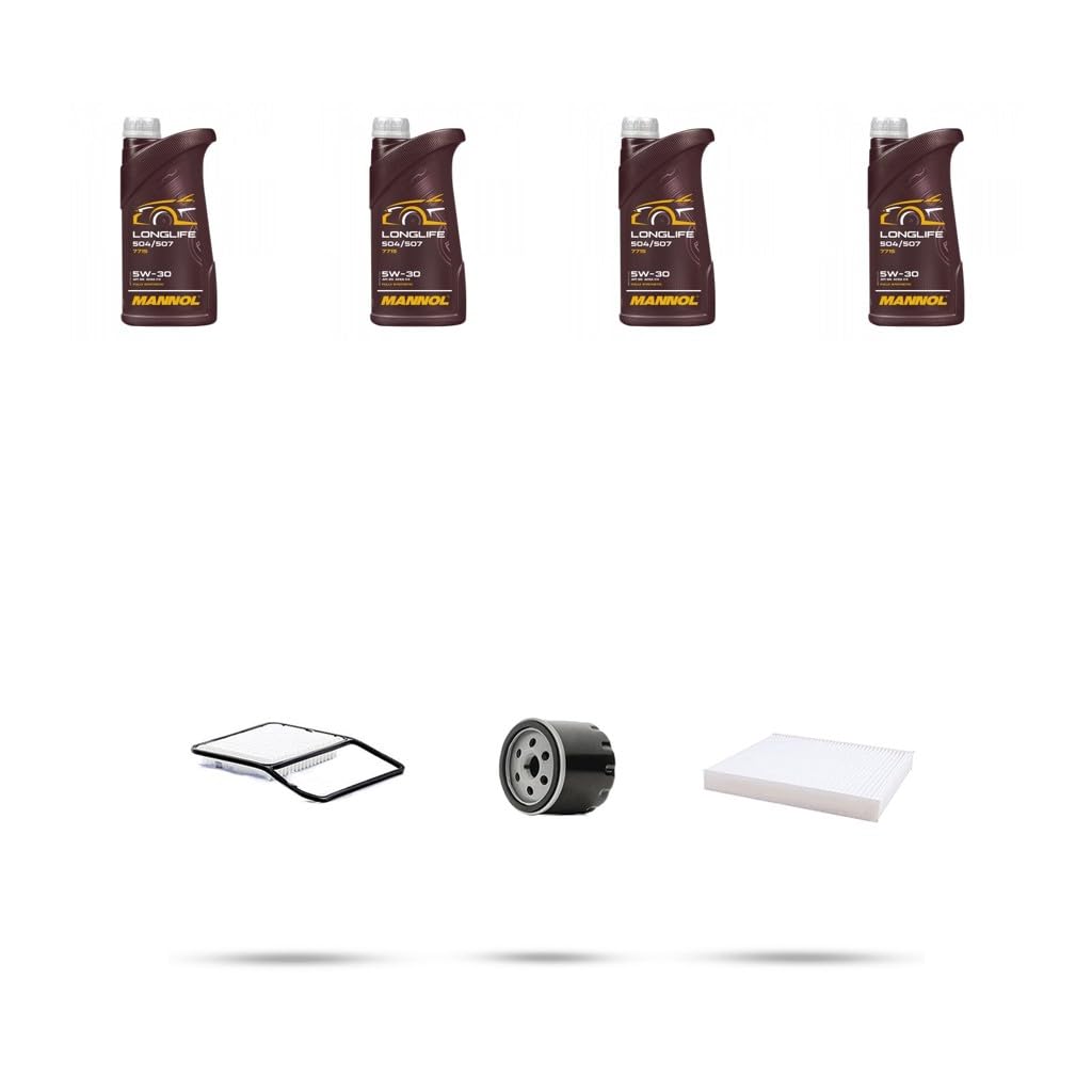 Kit tagliando 3 FILTRI e 4L OLIO M compatibile con Daihatsu Terios 1.5i 16v 77kw dal 2006